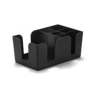 TableCraft 101 Bar Caddy, Black, Abs Plastic - 9-1/2" x
5-3/4" x 4"
