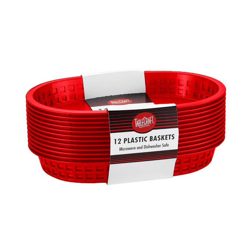 9.25"X6" BASKET RED (3)