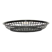 TableCraft 1084BK Jumbo Serving Basket, Black, Plastic -
11-3/4" x 9" x 1-7/8"