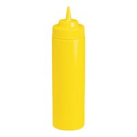 TableCraft 11253M Widemouth Squeeze Dispenser, Yellow,
Plastic - 12 oz