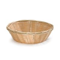 TableCraft 1175W Handwoven Basket, Natural Finish, Plastic,
Round- 8-1/2" x 2-1/4"