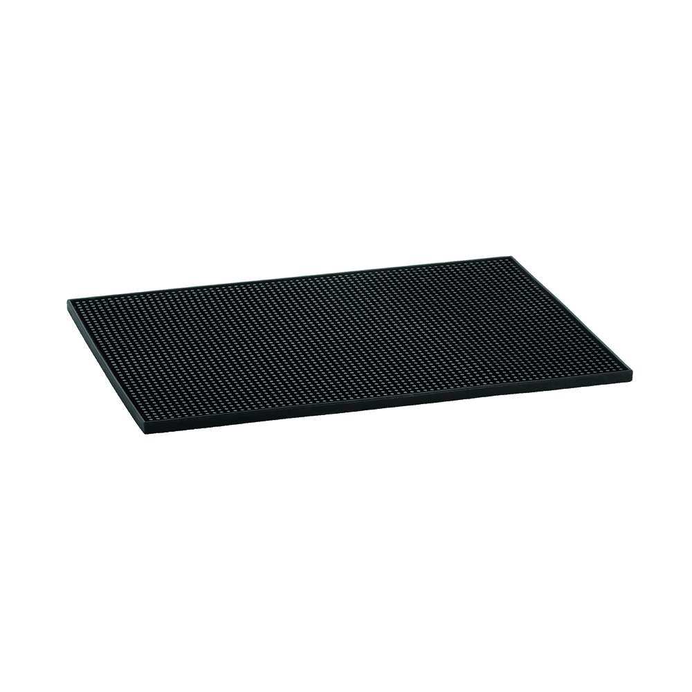 BAR MAT 12X18 BLACK(12)