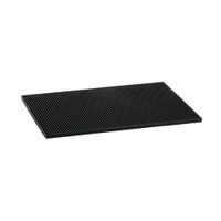 TableCraft 1218BK Service Mat, Black Rubber - 12" x 18"