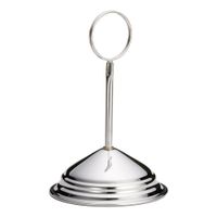 TableCraft 1306 Number Stand, Stainless Steel - 6"