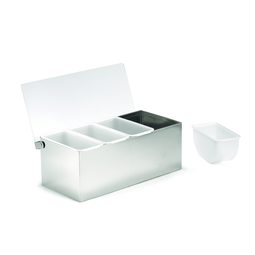 4 PINT CONDIMENT HOLDER SS