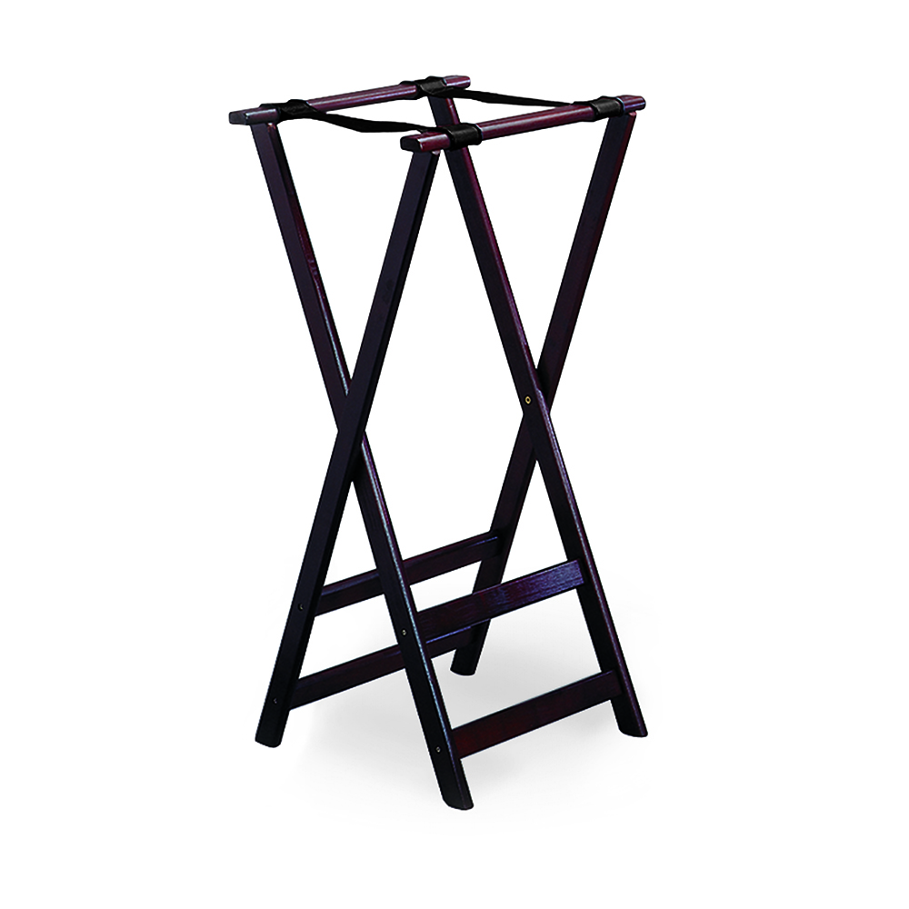TRAY STAND 32" MAHOGANY
