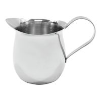TableCraft 2308 Bell Creamer, Stainless Steel - 8 oz
