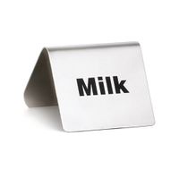 TableCraft B5 Buffet Tent, "Milk", Stainless Steel - 2-1/2"
x 2" x 2"