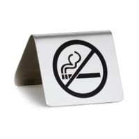 TableCraft B8 Buffet Tent, No Smoking (Symbol Only),
Stainless Steel - 2-1/2" x 2-3/4" x 1-7/8"