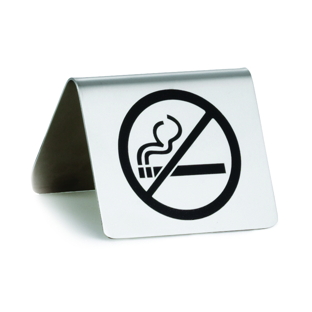 SIGN, NO SMKING S.S. TBL TENT
