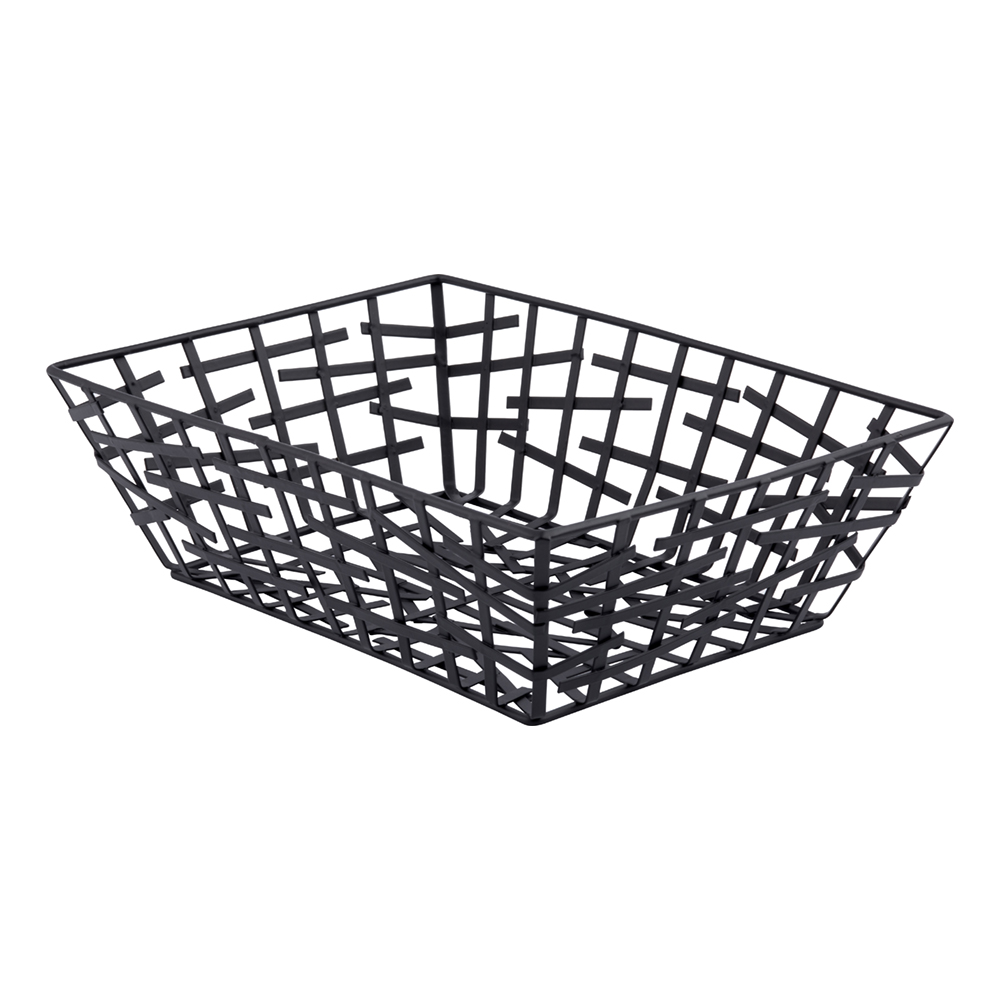 WIRE BASKET 9X6.25X2.5 BLACK