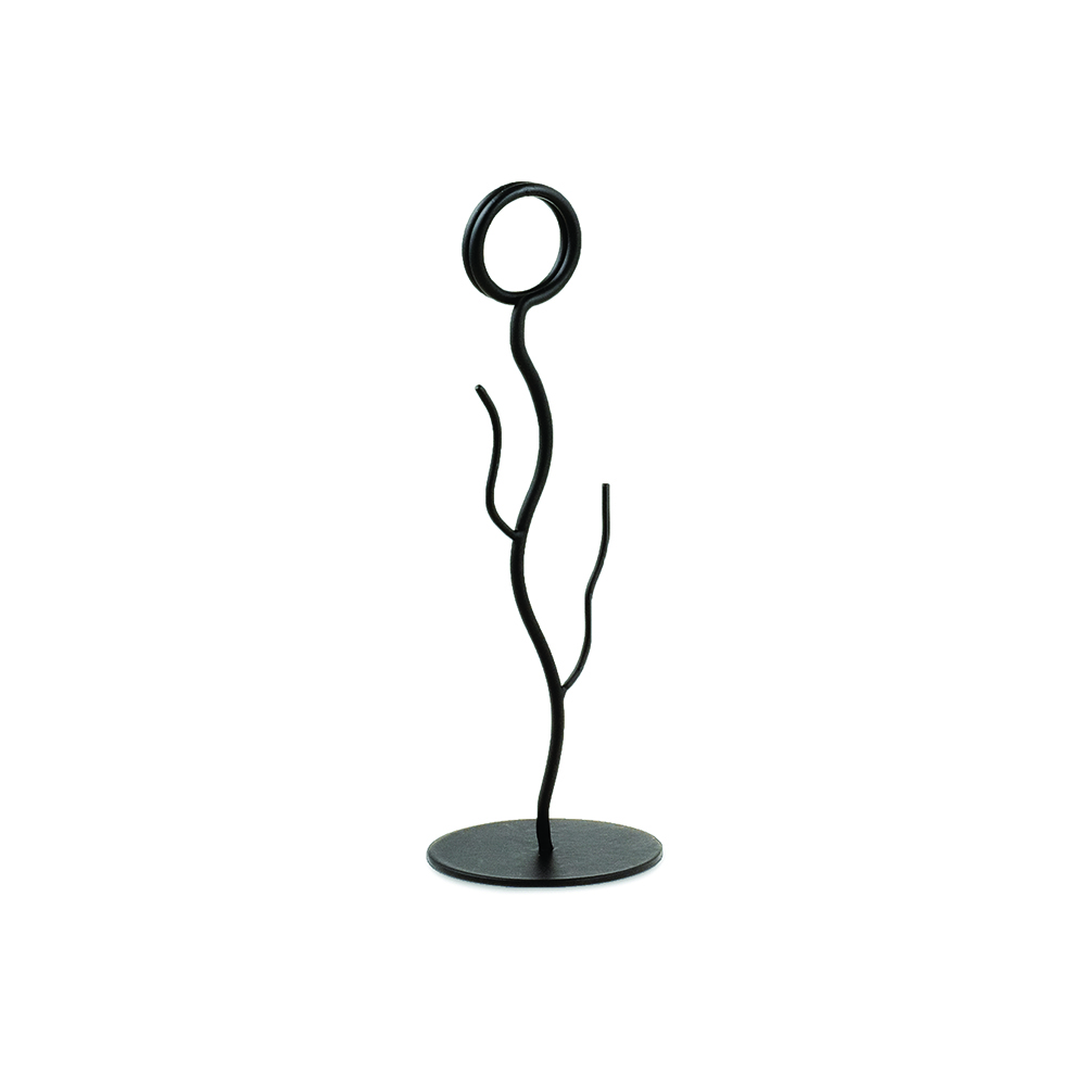 8" BRANCH NUMBER STAND BLK PWD