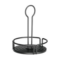 TableCraft BKDIA780 Versa Rack, Fits Combination Of Shakers,
Dispensers & Squeeze Bottles, Black Powder Coated Metal -
8-1/8"