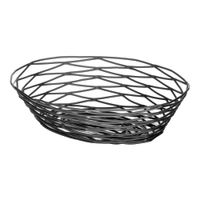 TableCraft BK17409 Artisan Collection Oval Basket, Black
Powder Coated Metal - 9" x 6" x 2-1/4"