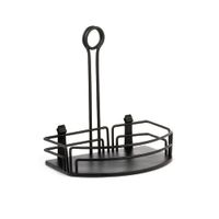 TableCraft BK67912 Versa Rack, Half Rack, Includes Back
Clips, Black Powder Coated - 8-1/4" Back