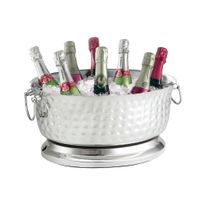 TableCraft BT1815 Bali Collection Beverage Tub, Oval, Double
Wall, Stainless Steel - 5-3/4 Gal