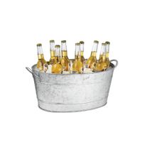 TableCraft BT1914 Beverage Tub, Oval, Galvanized Steel -
5-1/2 Gal