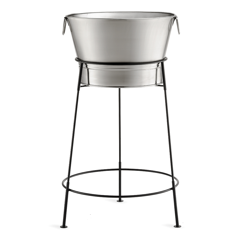 BEVERAGE STAND W/BLACK STAND