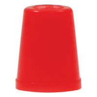 TableCraft C100T Squeeze Bottle Cap, Red Plastic - Fits all
cone tips