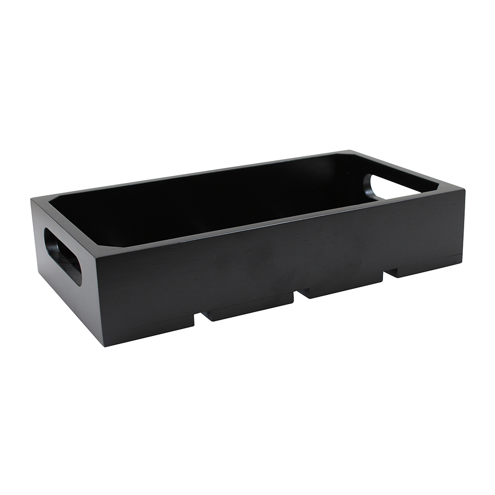 SERVING CRATE 12.75X7X2" BLACK