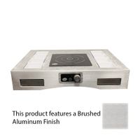 TableCraft CWACTION2BRA Double Induction Countertop Station
Kit, Brushed Aluminum,