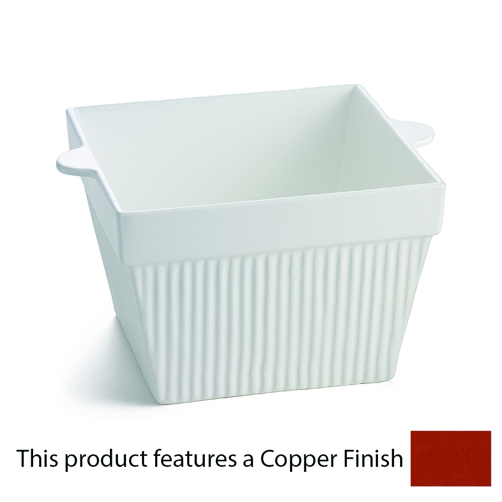 CONDIMENT BOWL 1.5QT 6"SQ ALUM