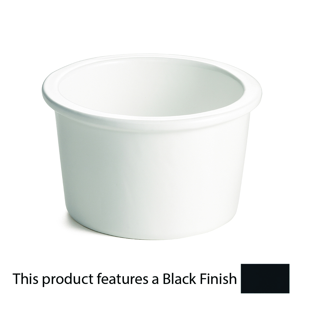 1QT BLACK CROCK