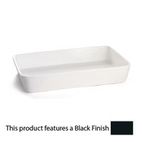 TableCraft CW20200BK Casserole Dish, Rectangle, XL Size,
Cast Aluminum, Black Finish - 15 qt