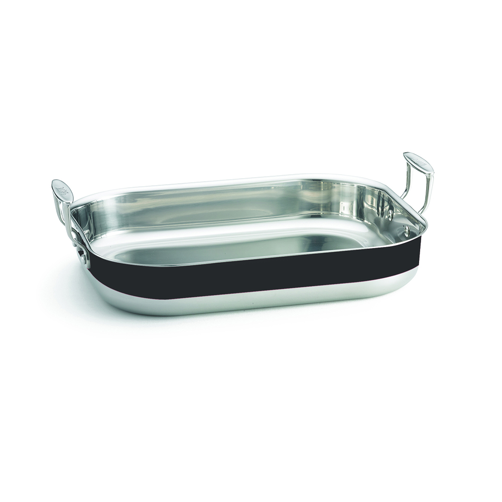 ROASTING PAN,6 QT BLACK