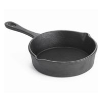 TableCraft CW30108 Mini Skillet, Round, Cast Iron - 12 oz