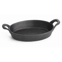 TableCraft CW30100 Mini Au Gratin Server, Oval, Cast Iron -
24 oz