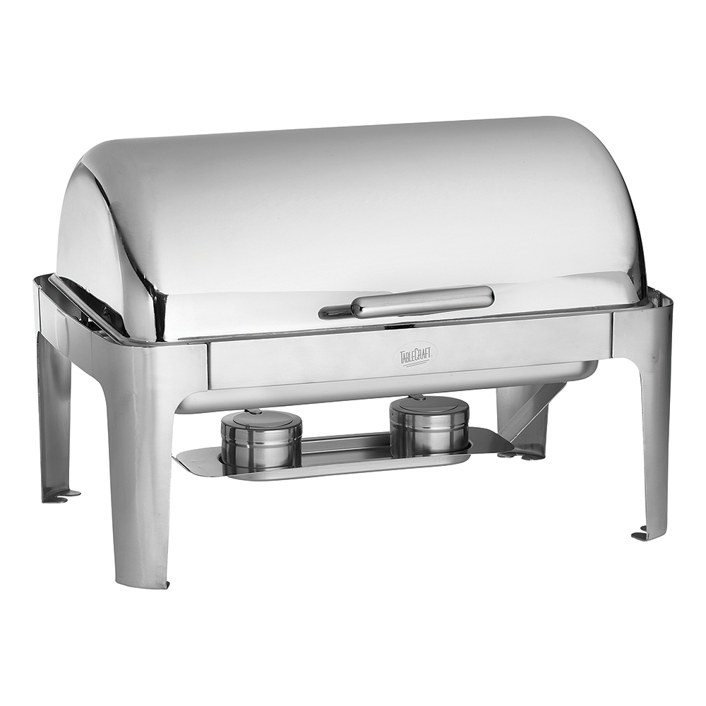 9QT CHAFER ROLL TOP SS
