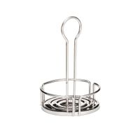 TableCraft DIA595 Versa Rack, Fits Combination Of Shakers,
Dispensers, & Squeeze Bottles, Heavy Gauge 18/8 Stainless
Steel - 5-7/8" x 10-1/4"