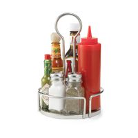 TableCraft DIA728 Versa Rack, Fits Combination Of Shakers,
Dispensers, Squeeze Bottles, Heavy Gauge 18/8 Stainless
Steel - 7-1/4" x 10-1/4"
