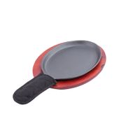 TableCraft FSR3 Cash & Carry Fajita Sizzle Platter Set - 16"
x 9" x 1-5/8"