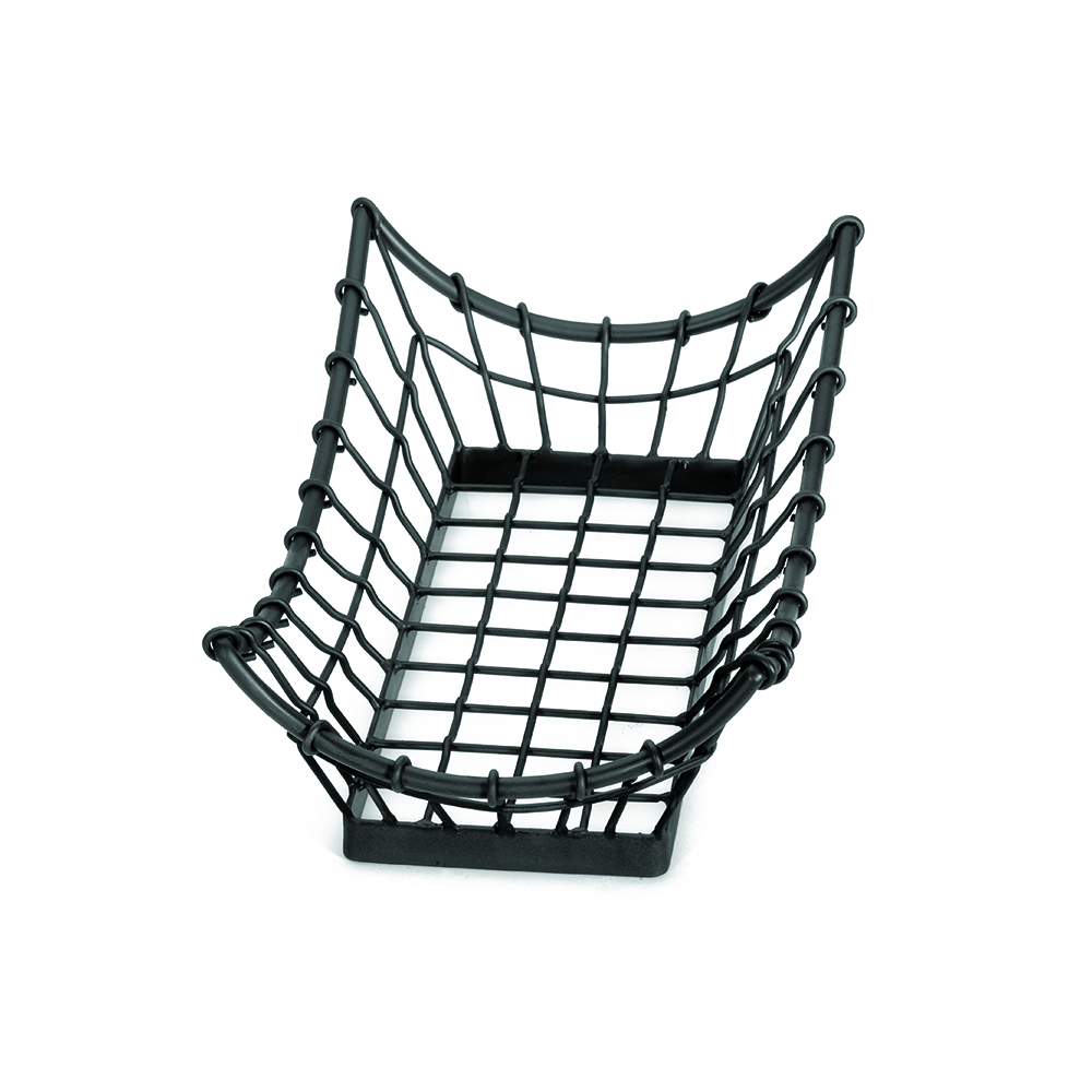 WIRE BASKET, RECT. 15X8X4.5 BL