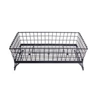 TableCraft GMT21125 Grand Master Transformer Collection
Transformer Basket, Metal, Black Powder Coated - 20-1/2" x
12" x 5"