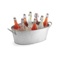 TableCraft GT2313 Galvanized Collection Beverage Tub,
Pebbled Texture, Galvanized Steel - 23" x 13" x 7-1/2"