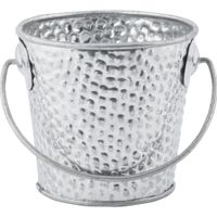 TableCraft GT33 Galvanized Collection Pail, With Handle,
Galvanized Steel - 9 oz