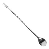 TableCraft H503K Cash & Carry Bar Mixing Spoon & Fork,
Stainless Steel Handle - 12"