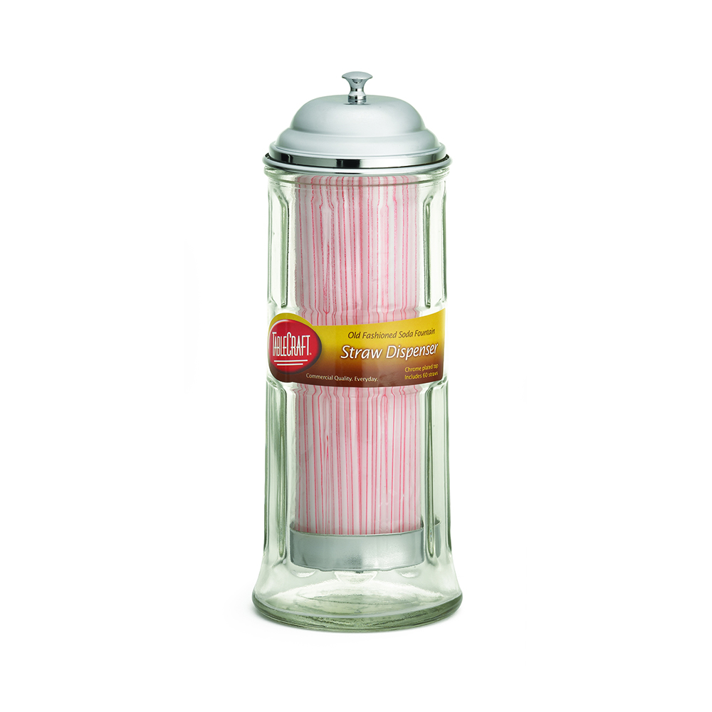 GLASS STRAW DISPENSER (6/1 EA)