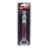 TableCraft H76724 Cash & Carry Bottle/Can Opener, Magnetic,
Stainless Steel
