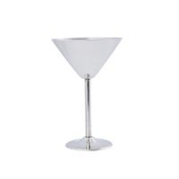 TableCraft MCSS10 Martini Cup, Stemmed, Stainless Steel,
Mirror Finish - 10 oz