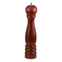 TableCraft PM1912 Pepper Mill, Mahogany, Wood - 12-1/2"