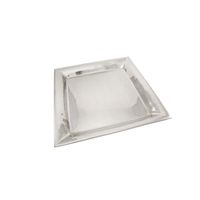 TableCraft R1616 Remington Collection Tray, Rice Pattern,
18/8 Stainless Steel - 16"