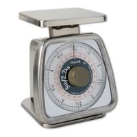 Taylor TS5 Mechanical Portion Control Scale, Stainless Steel
- 5 Lb