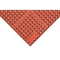 Notrax T11U3958RD T11 San-Eze II Grease-Proof Mat, Red,
Rubber - 58" x 39"