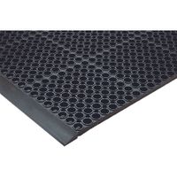 Notrax T12U3958BL T12 San-Eze Anti-Fatigue Mat, Black,
Rubber- 58" x 39"