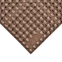 Notrax T12U3958BR T12 San-Eze Anti-Fatigue Mat, Brown,
Rubber - 58" x 39"