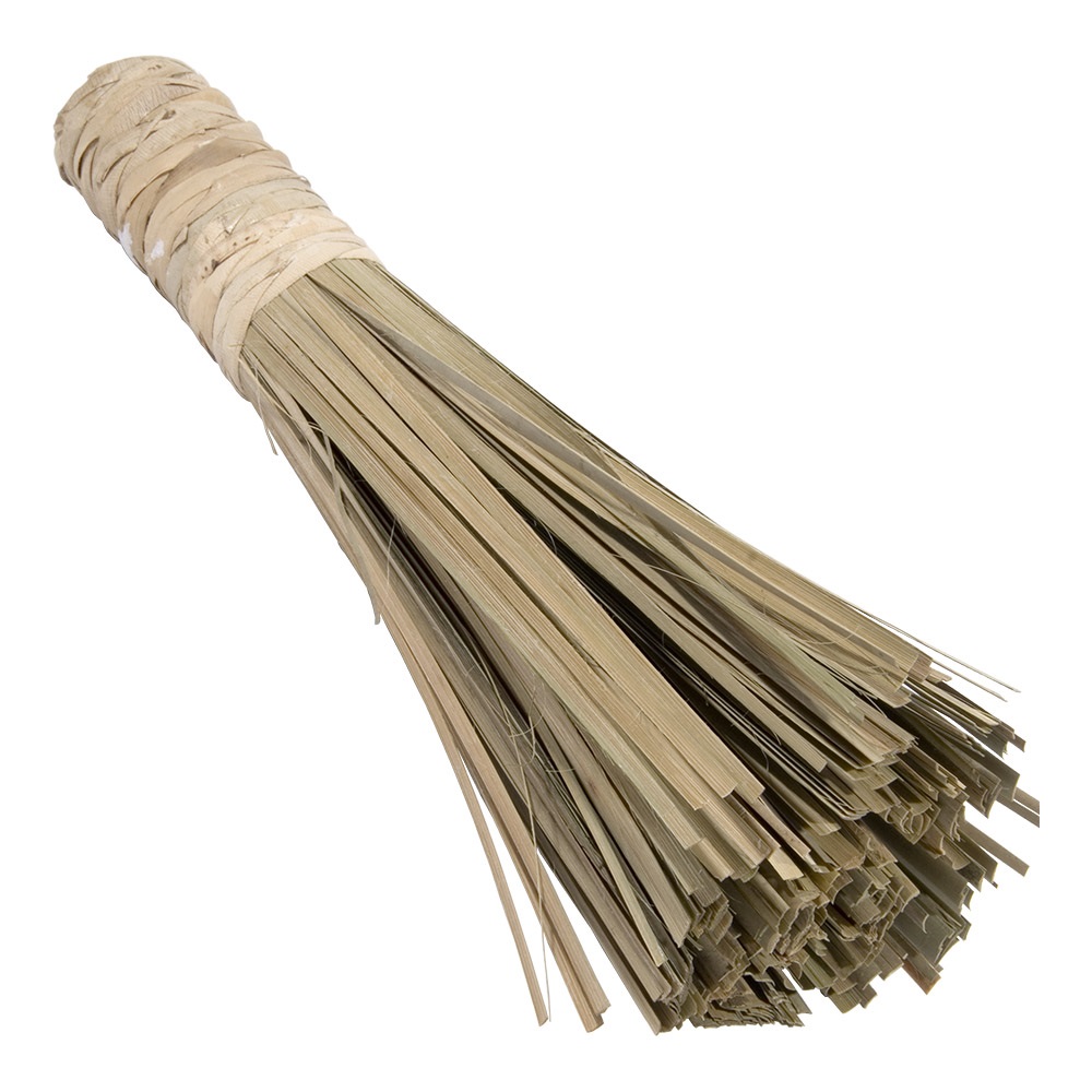 11" BAMBOO WOK BRUSH  (12)